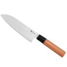 Faca Santoku Japan Sulcos Lâmina Aço Inox Chef Profissional