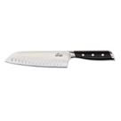 Faca Santoku totalmente revestida de aço inoxidável alemão forjado de 18 cm