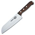 Faca Santoku Victorinox 7 Polegadas com Lâmina Granton e Cabo de Rosewood