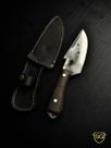 Faca SG Skinner Inox 5” Compacta, Afiada e com Acabamento Bruto Artesanal (Brut Forge)