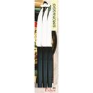 Faca Simonaggio Mesa Belize 3 Pecas Preta 101.103.0301.002 Faca Simonaggio Mesa Belize 3 Pecas Preta 101.103.0301.002