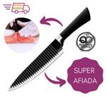 Faca Super Afiada Chef Shark 7" Profissional para Peixe Carne Legumes
