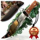 Faca Tatica 32cm Afiado Para Limpa Peixe Aço Inox Com Bainha