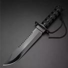 Faca Tática Sobrevivência Rambo Militar Extremamente Afiada