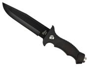 Faca Tática Taue Black 668A C/ Bússola e Bainha (30cm)