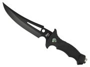 Faca Tática Taue Black 718A Curva C/ Bússola e Bainha (31,6cm)