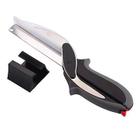Faca Tesoura Fatiadora Cortadora De Alimentos 2 Em 1 (Smart Cutter)