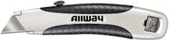 Faca utilitária ALLWAY RSK Soft-Grip retrátil de 3 lâminas Faca utilitária ALLWAY RSK Soft-Grip retrátil de 3 lâminas