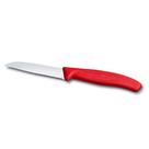 Faca Victorinox Swiss Classic - Lâmina Serrilhada - 8 cm - Vermelha - 6.7431