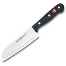Faca Wüsthof Gourmet 5 Hollow Edge Santoku Black