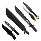 Facão+ Faca Militar Tático+Faca Flutuante caça pesca camping
