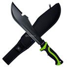 Facão Machete 49cm Lâmina Serrilhada com Bainha de Nylon SLKK47