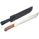 Facão para Mato Arkhip Panton 12'' Cabo Madeira Bainha