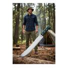 Facão Tático Militar Aço Inox 12'' Camping Aventura