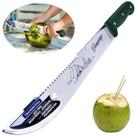 Facão Tramontina INOX 12 Polegadas para Camping Lâmina de Aço Inoxidável Cabo de Polipropileno Verde