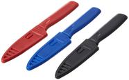 Facas de descascar Mercer Culinary, antiaderente, 10 cm, pacote com 3 bainhas