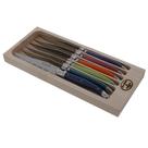 Facas para bife Jean Dubost Laguiole Paris em aço inoxidável x6 Facas para bife Jean Dubost Laguiole Paris em aço inoxidável x6