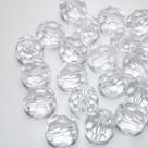Facetado Cristal Acrílico /Cristal 20mm-Aprox 130peças- 500g Facetado Cristal Acrílico /Cristal 20mm-Aprox 130peças- 500g