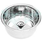 Facilita a Limpeza Cuba Prateada de Aço Inox 304 Dimensões 30x15cm