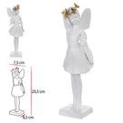 Fada elena branco dourado - 25cm