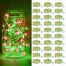 Fairy Lights btfarm 7 pés 20 LED operado por bateria vermelho verde Fairy Lights btfarm 7 pés 20 LED operado por bateria vermelho verde