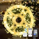 Fairy Lights Dailyart 500 LED com controle remoto de 13 m à prova d'água e quente