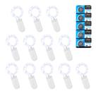Fairy Lights Etinga 10 LED 1m de cobre prateado operado por bateria Fairy Lights Etinga 10 LED 1m de cobre prateado operado por bateria