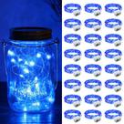 Fairy Lights ZGWJ 20 LED operado por bateria, 7 pés, pacote com 24 unidades, azul