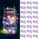 Fairy Lights ZGWJ 20 LED, operado por bateria, 7 pés, pacote com 24 unidades, multicolorido