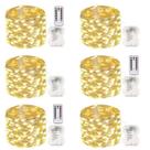 Fairy String Lights Albelt, pacote com 6, 100 LED, 10 m à prova d'água Fairy String Lights Albelt, pacote com 6, 100 LED, 10 m à prova d'água