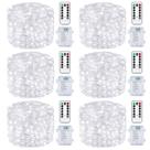 Fairy String Lights Mlambert 6x10m operado por bateria Cool White Fairy String Lights Mlambert 6x10m operado por bateria Cool White