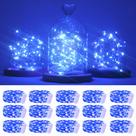 Fairy String Lights SmilingTown 20 LED 2m, 15 pacotes, azul