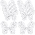 Fairy Wings Chivao Butterfly Wings, 10 peças para crianças, brancas