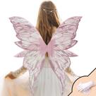 Fairy Wings YKW para mulheres adultas Butterfly Cosplay Pink
