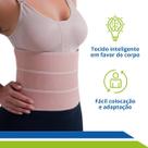 Faixa Abdominal Compressiva 3 Gomos Ajustável PósCirúrgica Abdominoplastia Lipo Hérnia Bariátrica