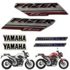 Faixa Adesiva Completo Fazer250 2018 A 2020 Vermelho Branco