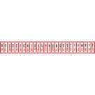 Faixa Adesiva Decorativa Alfabeto Libras 1,20x15cm De Altura