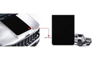 Faixa Adesiva Esportiva do Capô Jeep Renegade 2015 2016 2017 2018 2019 2020 2021 2022 - Preto Fosco / Blackout