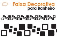 Faixa Adesiva Sinalização Porta De Vidro Quadrado Preto Anti Trombada Decorativa