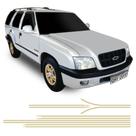 Faixa Blazer Executive 2001/2002 Adesivo Lateral Dourado