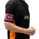 Faixa Braçadeira de Capitão Adulto Ajustável Rosa e Preto Dafoca Sports Faixa Braçadeira de Capitão Adulto Ajustável Rosa e Preto Dafoca Sports