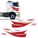 Faixa Caminhão Volvo Fh Adesivo Lateral Vermelho Decorativo