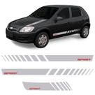 Faixa Celta Spirit 2006/ Adesivo Cinza Lateral e Capô Sport