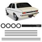 Faixa Chevette Sl/1976 Adesivo Preto Lateral, Traseiro, Roda