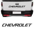 Faixa Chevrolet S10 1995/2000 Tampa Traseira Adesivo Preto