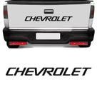 Faixa Chevrolet S10 1995/2000 Tampa Traseira Adesivo Preto