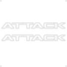 Faixa Compatível C/ Frontier Attack 2012/2016 Adesivo Branco