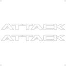 Faixa Compatível C/ Frontier Attack 2012/2016 Adesivo Cinza