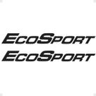Faixa Compatível Ecosport 2002 Até 2012 Adesivo Preto Portas