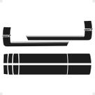 Faixa Compatível Ka Sport 12 Adesivo Lateral Capô Teto Preto